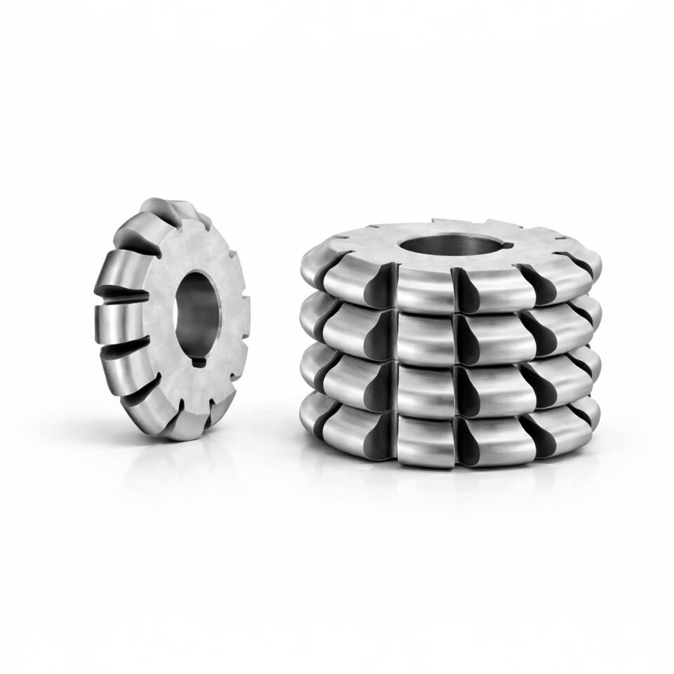 1/4'' r:3,3 Ø65/22mm - 5'li Takım Zincir Freze Çakısı