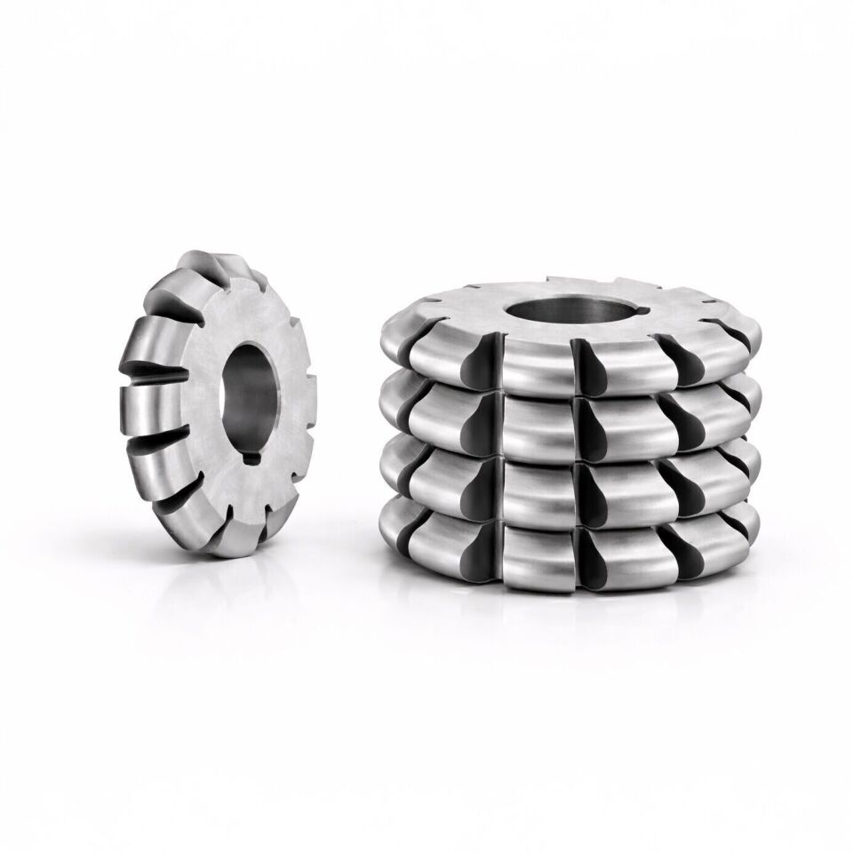 3/8'' r:6,35 Ø70/22mm - 5'li Takım Zincir Freze Çakısı