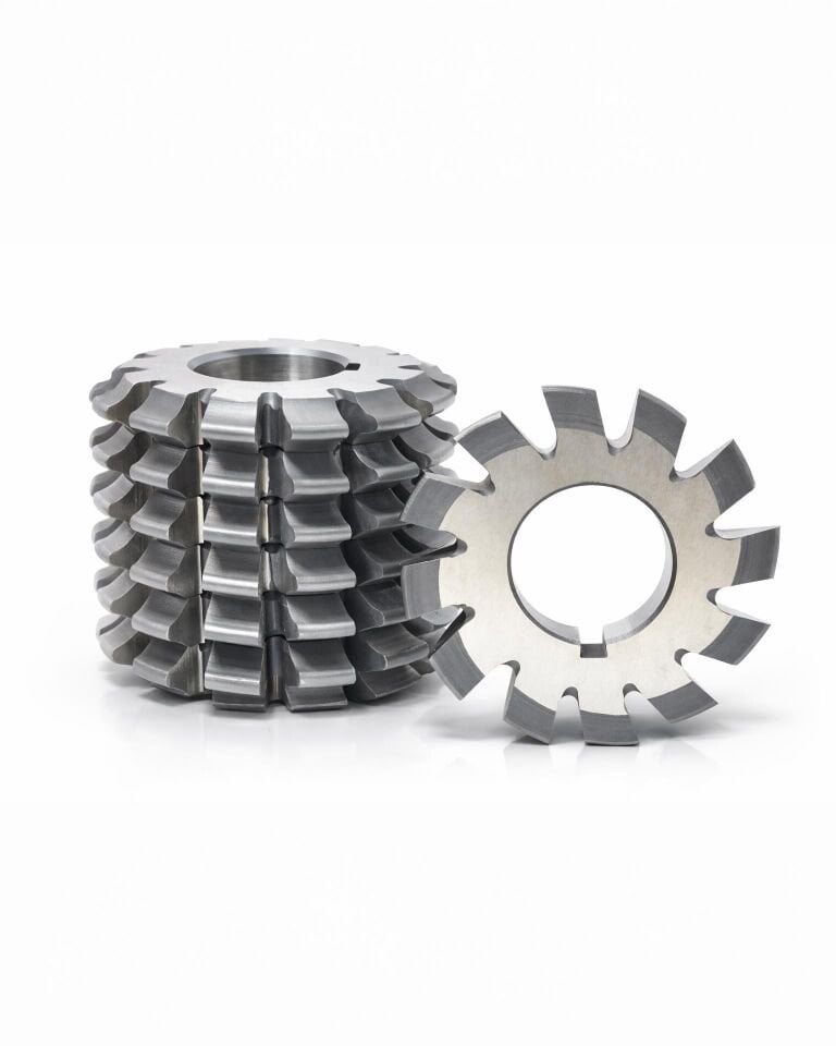 M0,5 20° Ø32/13mm HSS - 8'li Takım Modül Freze Çakısı