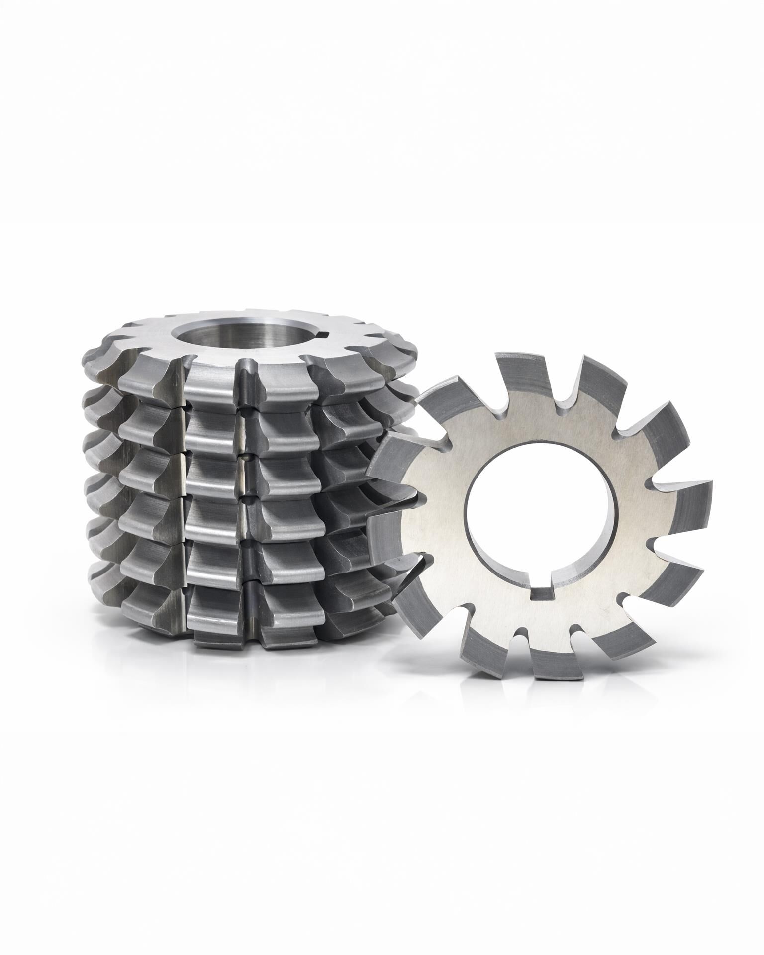 M2,5 20° Ø65/22mm HSS-E - 8'li Takım Modül Freze Çakısı