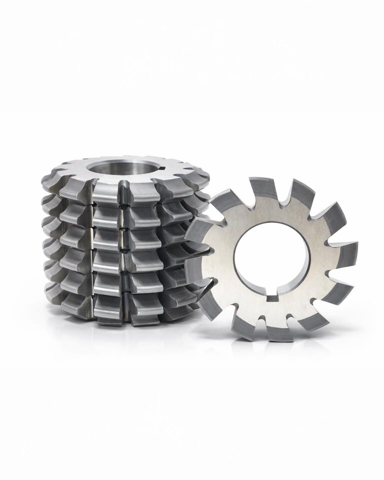 M8,5 20° Ø125/32mm HSS - 8'li Takım Modül Freze Çakısı